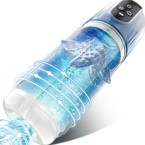 Superjoyg™Underwater Pleasure-Rotating Tongue Water SPA Male Masturbator