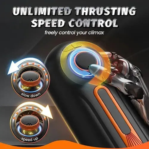 Superjoyg™10 Thrusting 10 Vibrating 3 Sucking Heating Male Masturbator