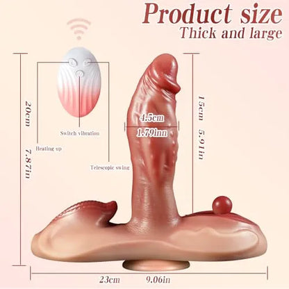 🔥2026 Immersive RideFlex Pro 🍑 Sit-and-Ride Stimulator — Dynamic Vibes, Hands-Free Control 🌊✨