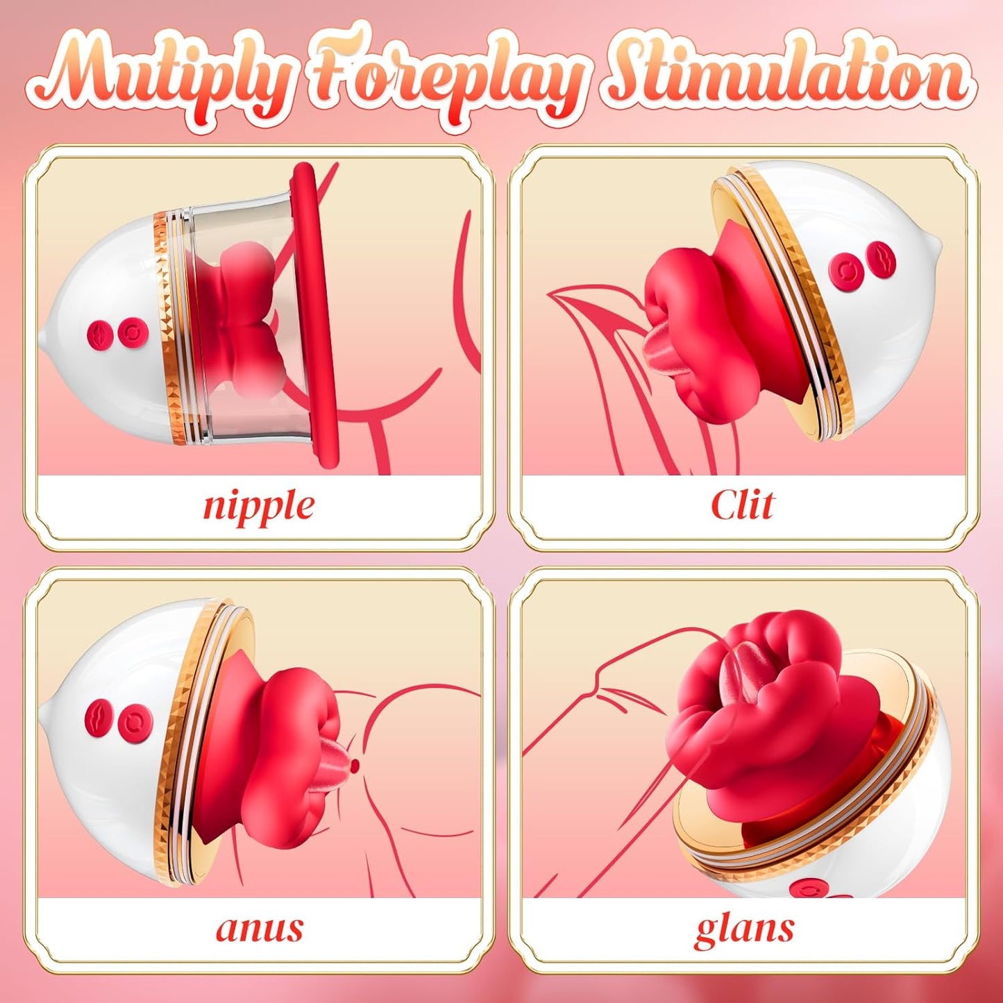 Superjoyg™💥New on sale 2025 💞💋Special introduction of the perfect oral sex toy - Desire Tongue