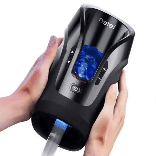 Superjoyg™LETEN Cannon King Mini 3D Fleshy Telescopic Vibrating Automatic Masturbator