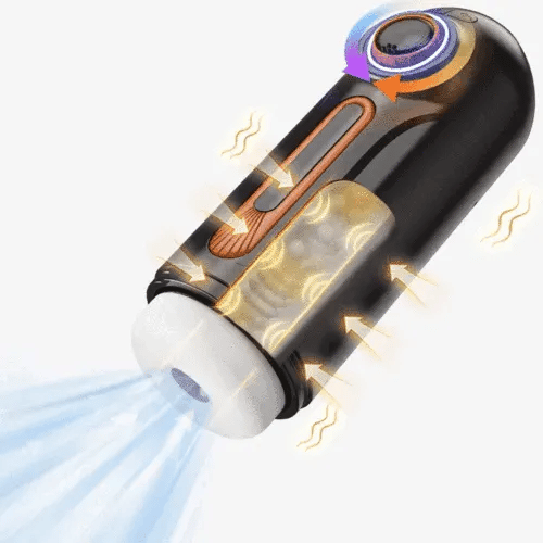 Superjoyg™10 Thrusting 10 Vibrating 3 Sucking Heating Male Masturbator