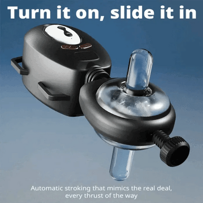 Superjoyg™Wearable Automatic 9 Swinging 9 Vibrating Male Masturbator