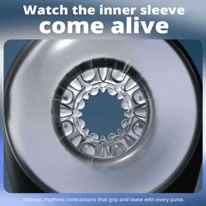 Superjoyg™Wearable Automatic 9 Swinging 9 Vibrating Male Masturbator